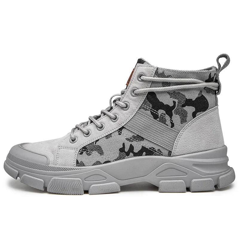 

Man Korean Tooling Boots 2021 Winter Men's Boots Chunky Shoes New Trend Fashion Martin Boots High-top Warm Shoes Botas De Mujer