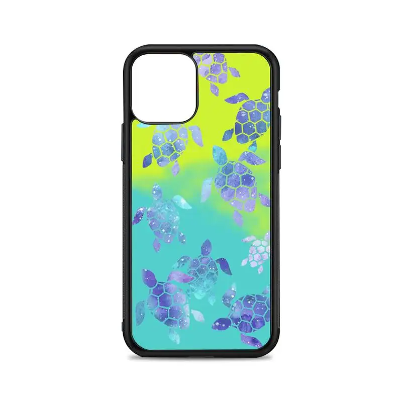 

Turtle Bay Phone Case for iPhone 12 mini 11 pro XS Max X XR 6 7 8 plus SE20 High quality TPU silicon and Hard plastic cover