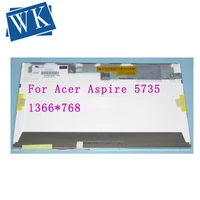 free shipping grade a 15 6 laptop lcd screen for acer aspire 5730z 5733z 5734z 5735 5750g led display hd 100 test