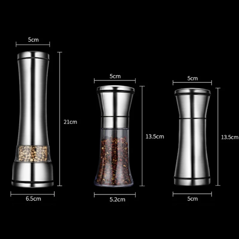 Мельница из нержавеющей стали для соли и перца мельница специй шейкер контейнер