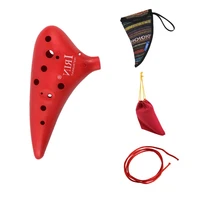 1pc unbreakable 12 hole alto c ocarina durable abs plastic for beginner premium musical instruments gifts