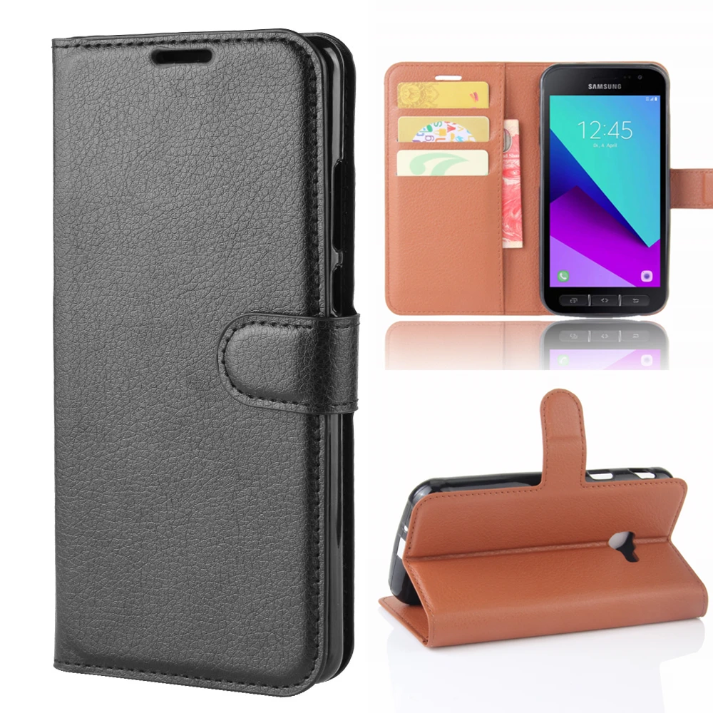 Чехол-бумажник, держатели для телефонов samsung Galaxy XCover 4 G390F X Cover4, защитный чехол из искусственной кожи
