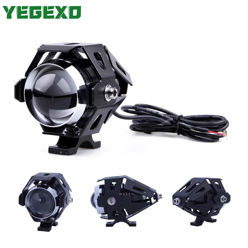 Светодиодная фара для мотоцикла U5 Farol Moto аксессуары Honda hornet cb600f Kawasaki versys 650 BMW r1100s