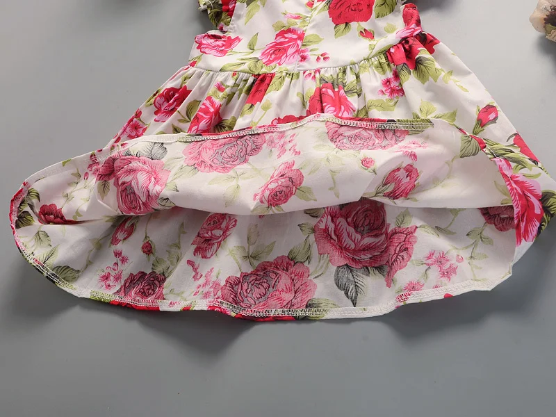 Платья для девочек новые летние платья без рукавов с рисунком Минни милое хлопковое платье в полоску с принтом конопли