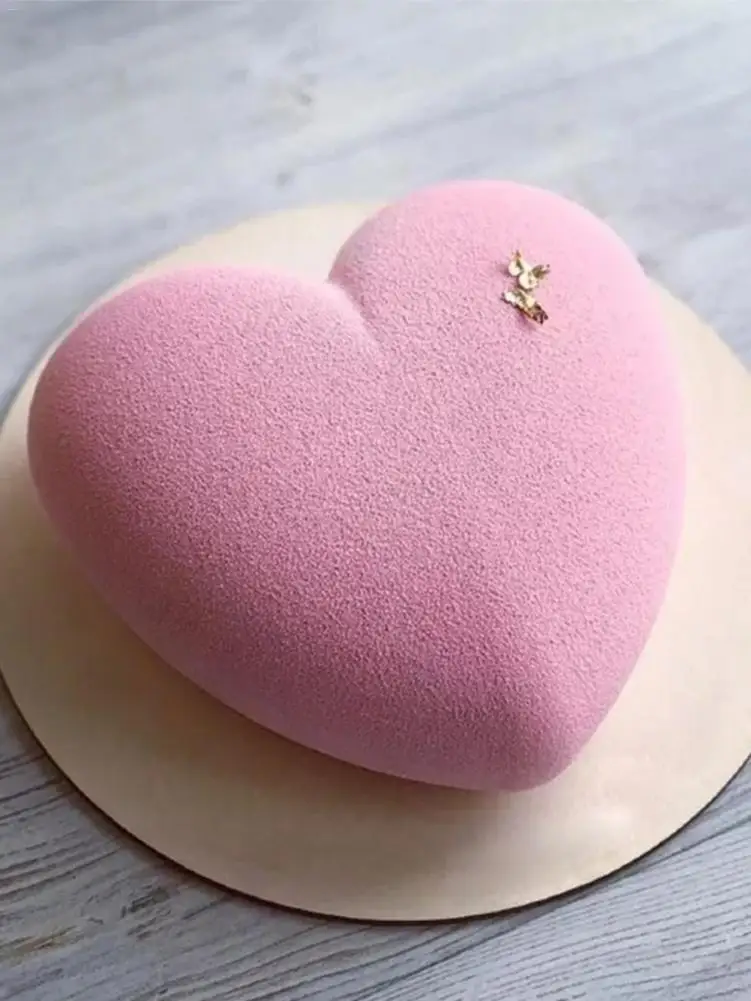 Силиконовая форма для украшения торта в форме сердца инструменты выпечки не