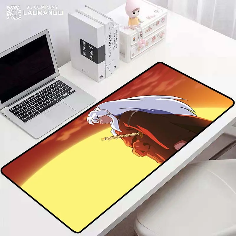 

Rubber Mat Inuyasha Mouse Pad Gamer Carpet Mouse for Computer Mausepad Gaming Laptop Keyboards Accessories Pc Mats Mousepad Pads