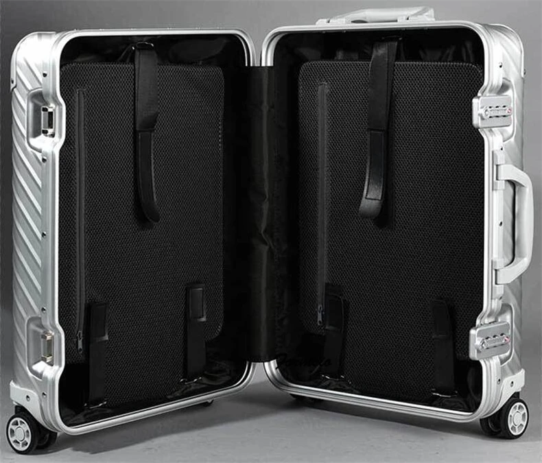 Carrylove 2" 26" 2" дюймов Алюминиевый Чемодан вертушка металлическая сумка на колесиках