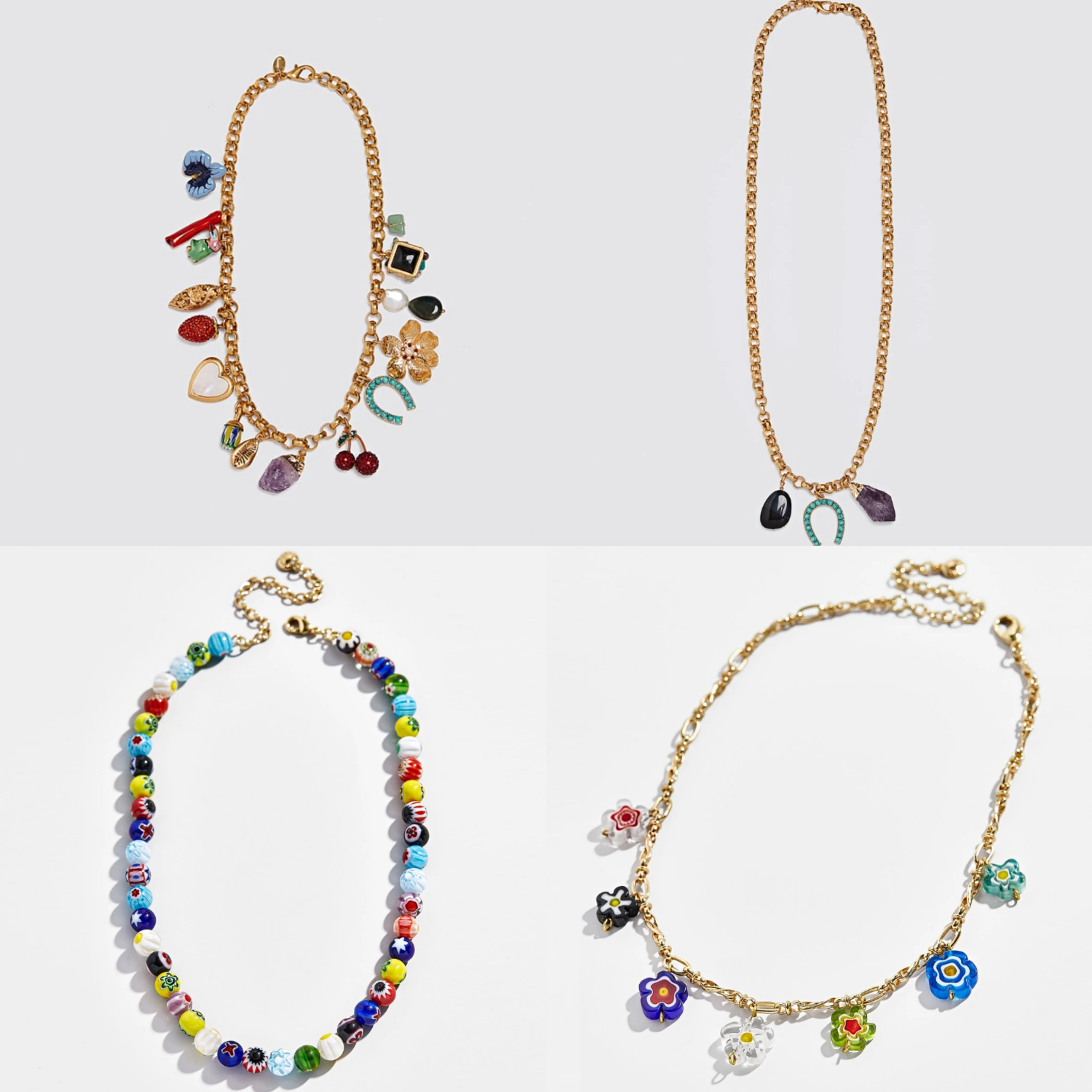 Женское ожерелье с цветными бусинами ручной работы в стиле бохо летняя бижутерия