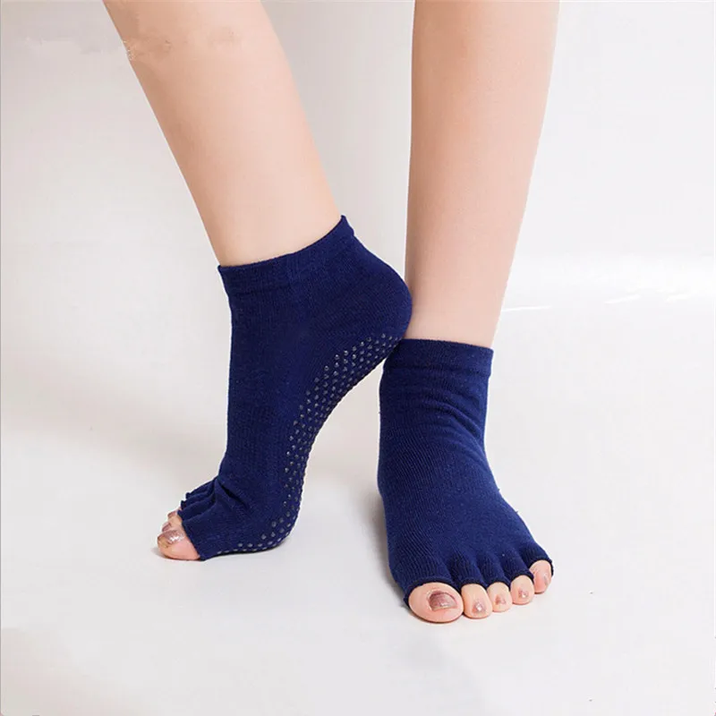 Женские нескользящие носки для йоги с раздельным носком профессиональные