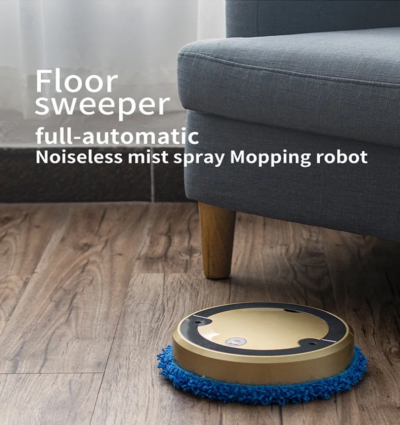 

Humidifying Spray Robot Vacuum Cleaner 3 In 1 UV Disinfection Function Household Cleaning Robot Sweeper 2400mAh robot aspirador