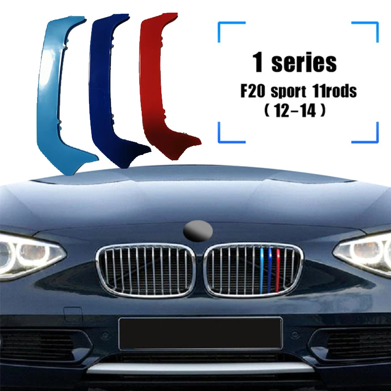 Автомобильная решетка радиатора ZEMAR 3 шт. из АБС-пластика для BMW F20 F21 F40 Series 1 E87 E82 E81