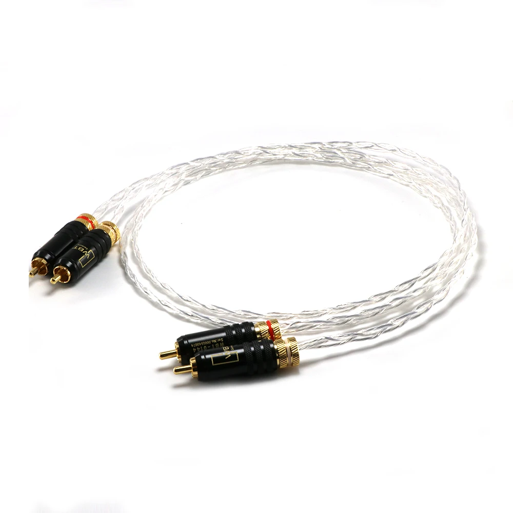 Высококачественный аудиокабель 2RCA to2 RCA по цене 0 5 м линейный провод низкая цена |