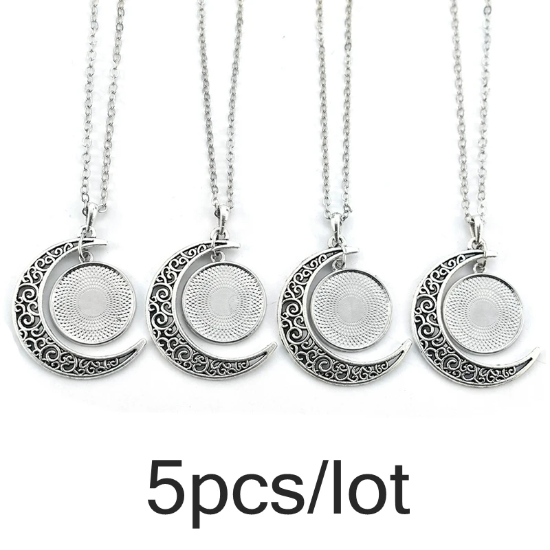 5 шт. тибетский серебряный стеклянный кабошон 20 мм|Ювелирная фурнитура и