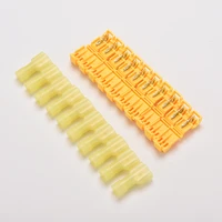 10pcs 22 10awg 0 5 6m t tap insulated quick splice wire terminal spade crimp connector combo set