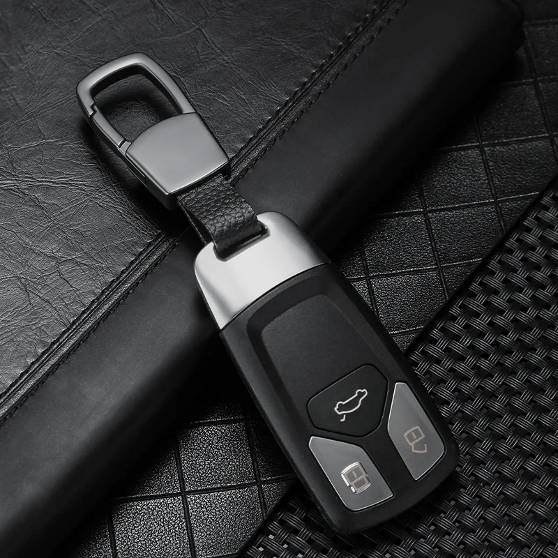 Умный кошелек для ключей из натуральной кожи автомобильный брелок Карманный