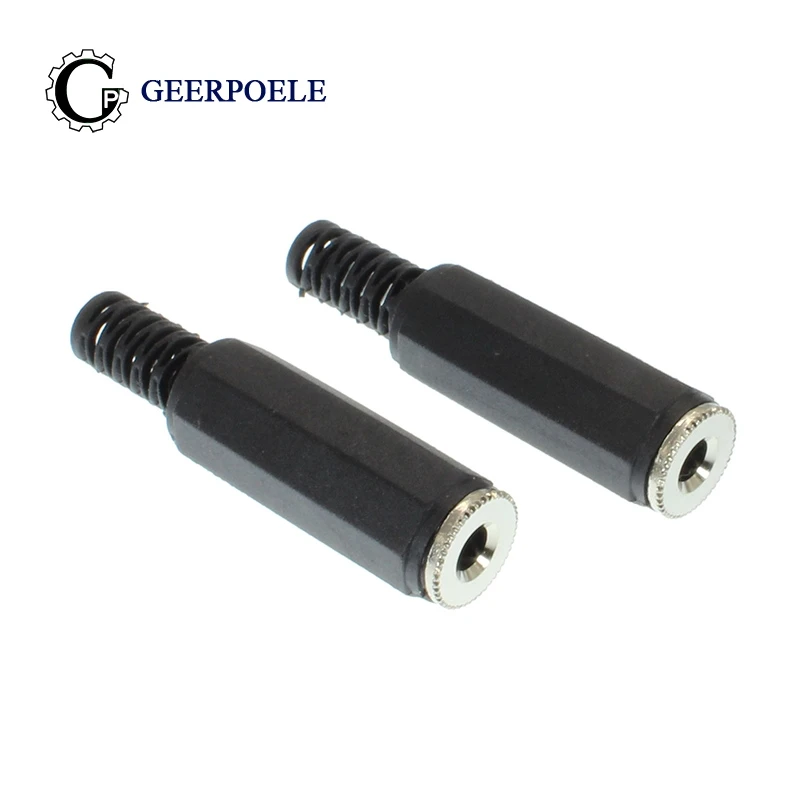 

3.5mm Two-channel Audio Connector Female Cold Pressure Socket Welding Jack Electric DIY Adapter Feminino