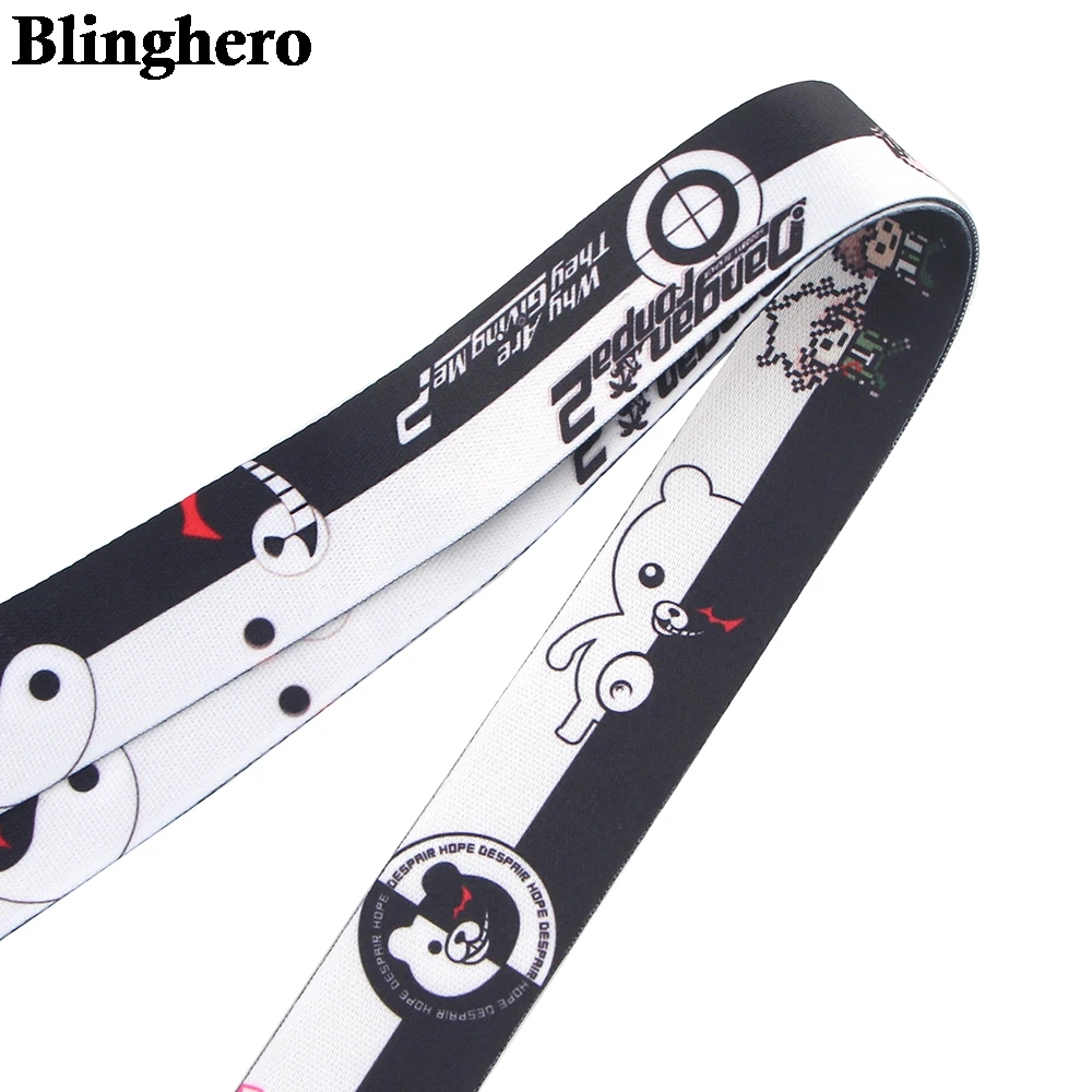 

CB041 Anime Bear Lanyard Neck Strap for Key ID Card Cellphone Straps Badge Holder DIY Hanging Rope Cosplay Accessories