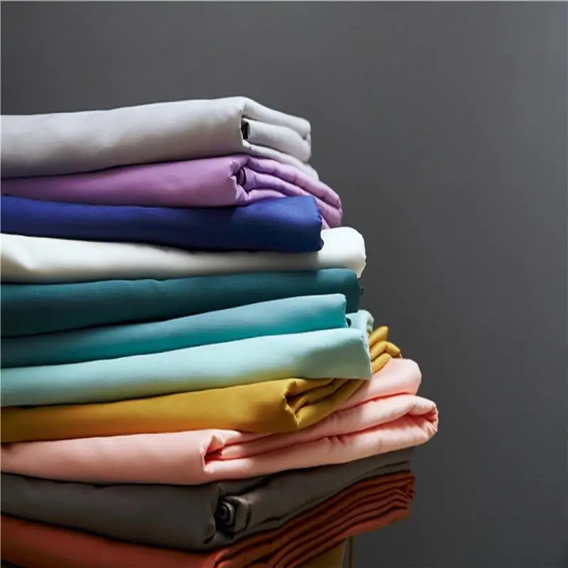 

2020 горячая Распродажа пододеяльник 60s длинноволокнистый хлопок Стёганое одеяло крышка с застежкой-молнией однотонные Цвет, не линяет, не са...