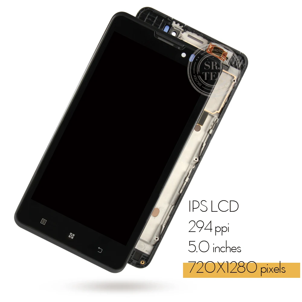 SRJTEK 5 0 дюймов LCD для Lenovo P780 экран дигитайзер с рамкой в сборе дисплей Sceen запасные