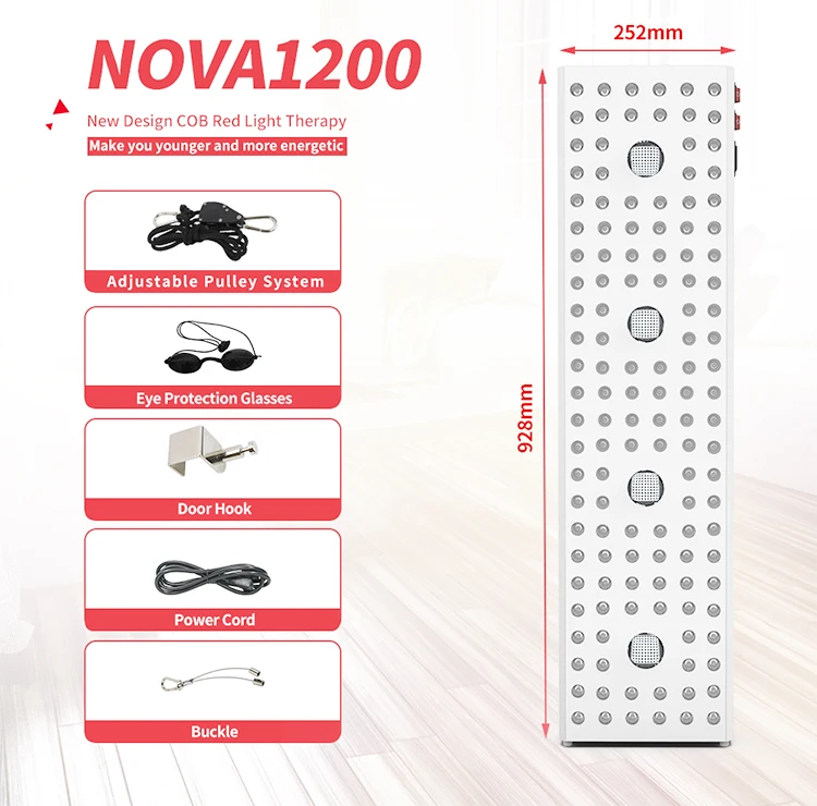 

SGROW Nova 1200 Вт, высокая яркость облучения нм, нм, монолитный блок микросхем, светодиодная инфракрассветильник световая терапевтическая панель