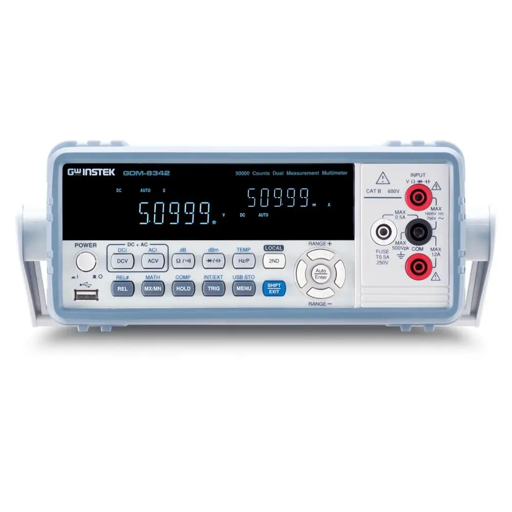 Цифровой мультиметр Gwinstek GDM 8342 True RMS 4 5 ток напряжение Емкость Сопротивление
