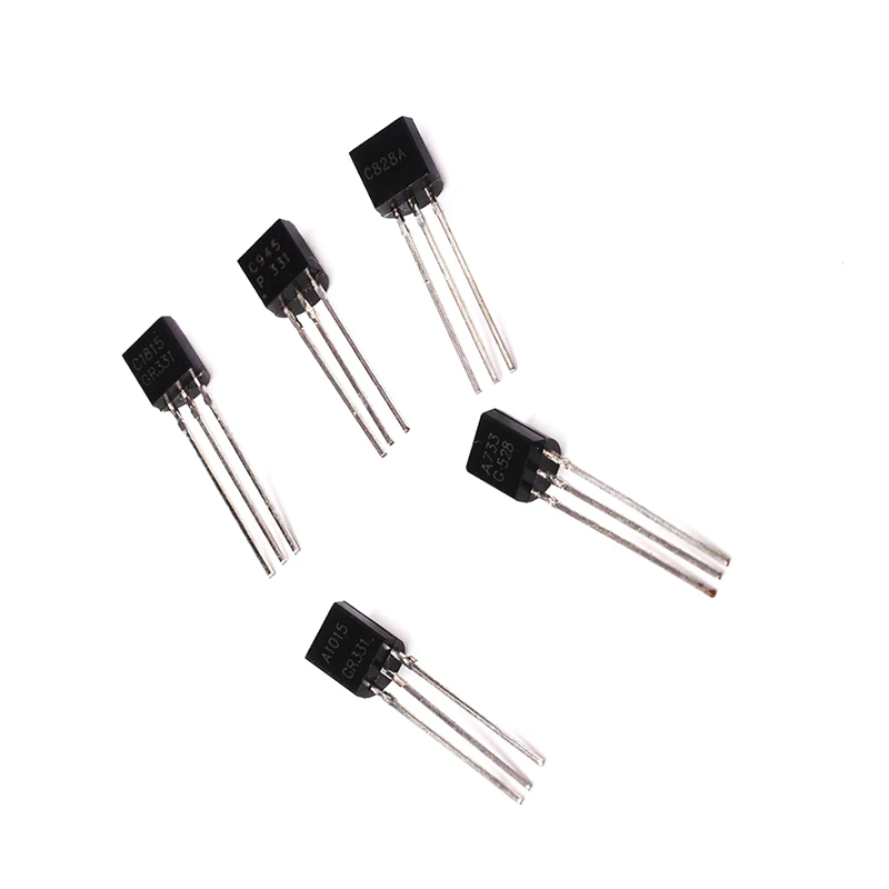 100 шт./лот 2SA1015 2SA733 2SC945 2SC1815 2SC828A TO-92 триодный транзистор TO92 A1015 A733 C945 C1815 C828A |