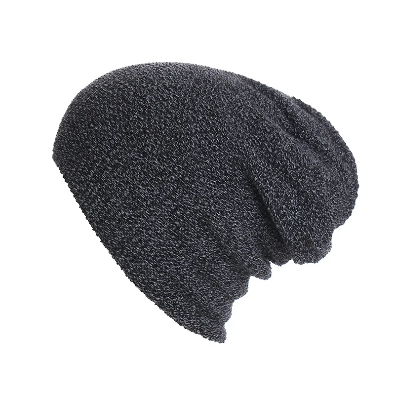 

Unisex Winter Beanies Solid Color Hip Hop Hat For Women Brimless Knitted Hat Autumn Beanies For Women Outdoor Warm Beanies
