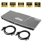 TESmart HDMI KVM переключатель 4 порта HDMI 4K 60 Гц Ultra HD мультимедиа с аудиовыходом порт sup USB 2,0 клавиатура и мышь порт