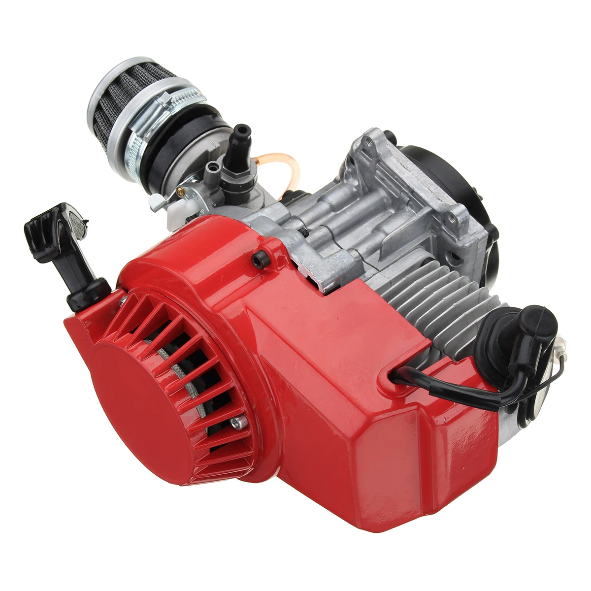 Горячая продажа 49cc 2 тактный мототцикл полный двигатель с воздушный фильтр