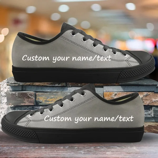 Customized-Z37 FORUDESIGNS/красивая Повседневная парусиновая обувь с изображением желтого цветка и подсолнуха; кроссовки на плоской подошве; женская обувь; сезон весна-осень; обувь на шнуровке - Цвет: Customized-Z37