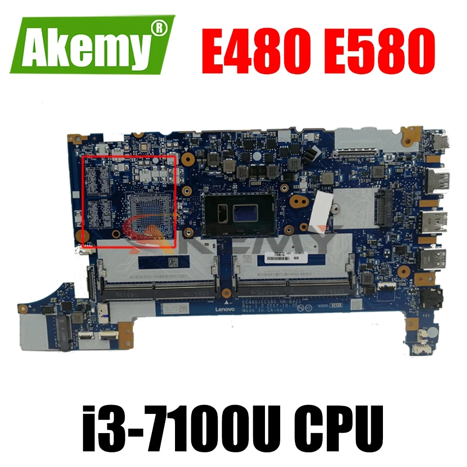 

Материнская плата для ноутбука Lenovo ThinkPad E480 E580