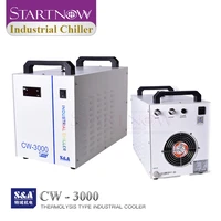 industrial water chiller sa cw 3000 for cnc spindle 60w 80w laser cutting machine co2 laser tube cooling cw3000 equipment parts