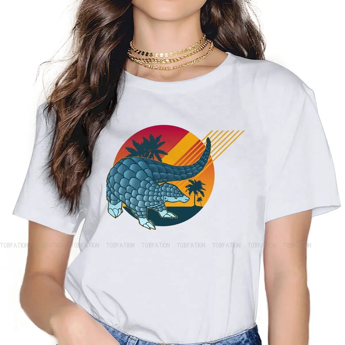 Футболка женская с принтом тиски Майами | Женская одежда