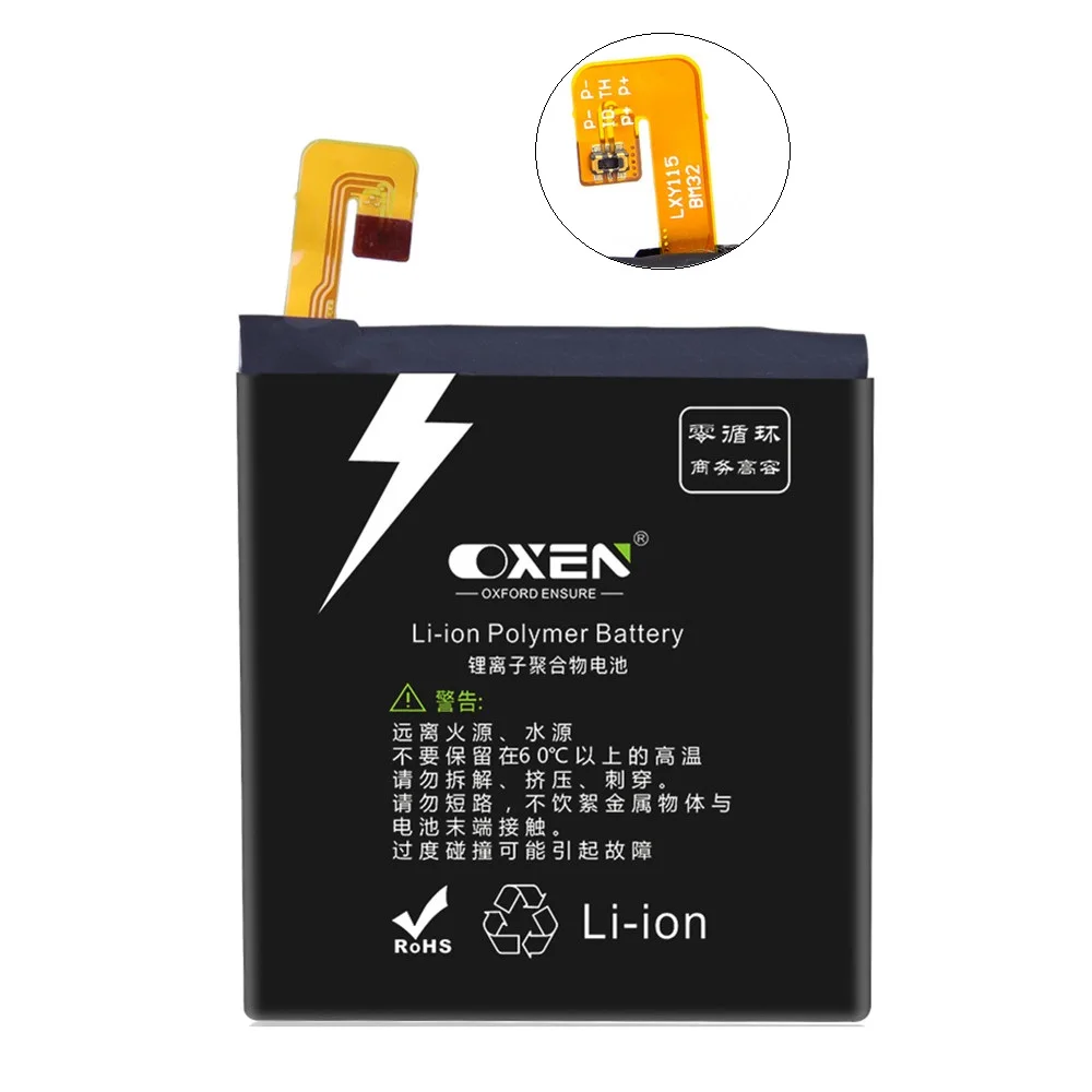 Батареи OXEN BM32 3100 мАч для Xiaomi Mi4 M4 Mi 4 16 Гб 64 ГБ сменная батарея BM 32 литий-полимерная с