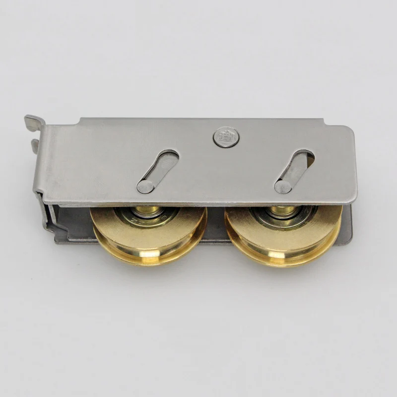 757-Тип Нержавеющая сталь раздвижные двери Пластик стальное Окно шкив из