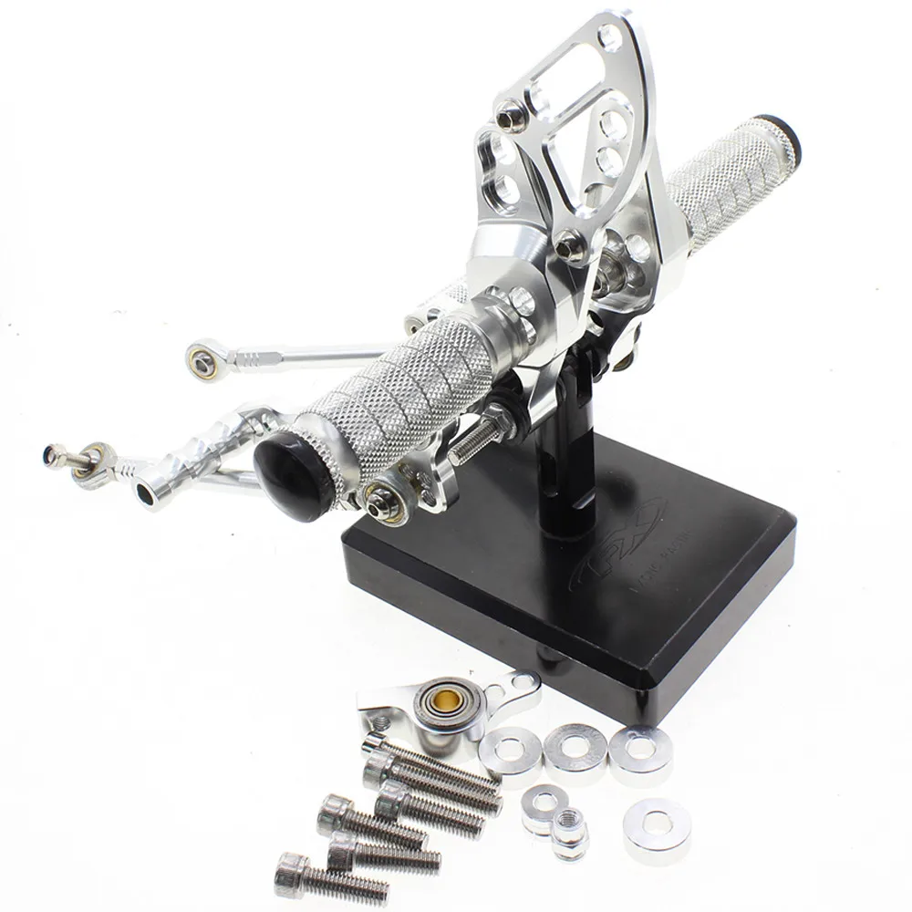 For Ducati Streetfighter 848 1100 Adjustable Aluminum Motorcycle Rearset Footrest Footpeg Pedal Motor Rear Set Foot Peg | Автомобили и