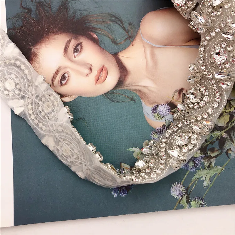 5 ярдов тяжелые Кристальные Стразы для аппликации стразы обшивки ремня железные