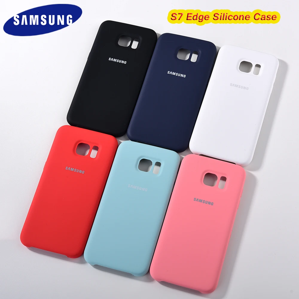 bloed solide Oh Back Cover Samsung Galaxy S7 Edge | Liquid Silicone Case Samsung Edge - Samsung  S7 - Aliexpress