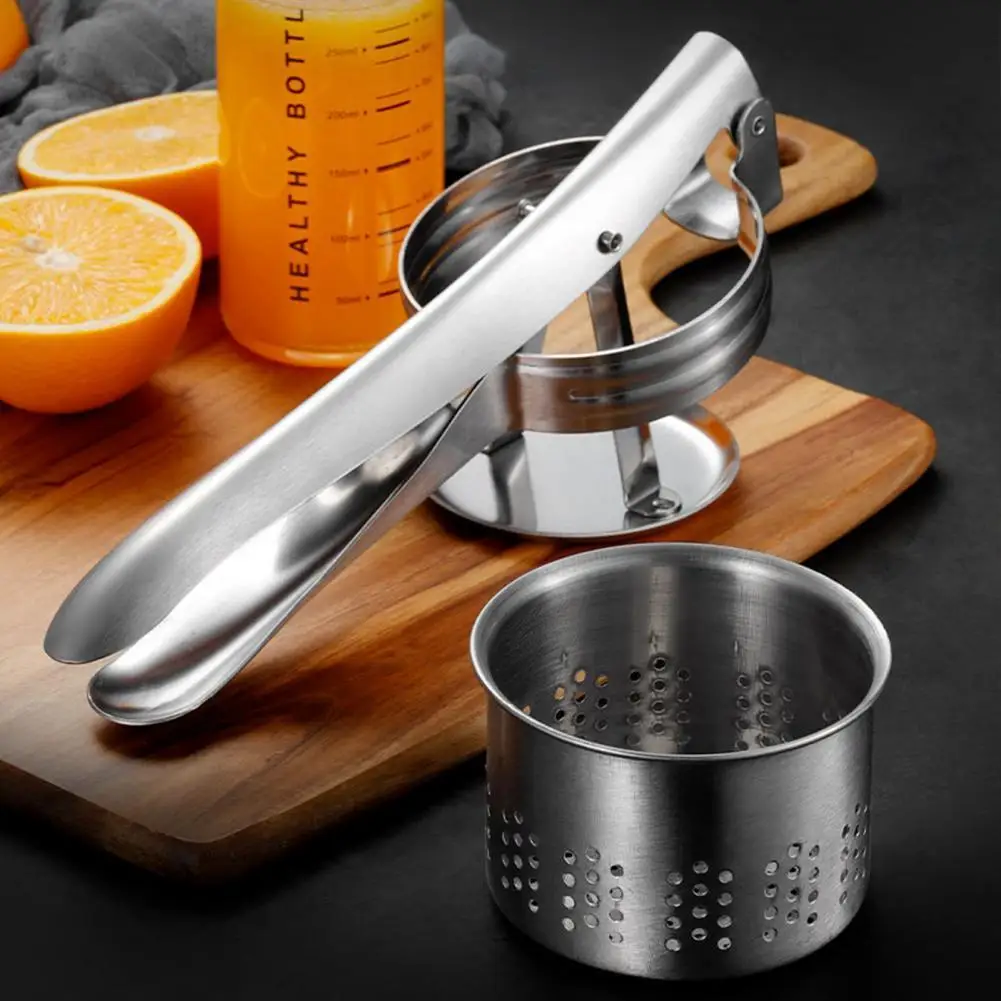 

Juicer Multi-purpose Easy to Clean Stainless Steel Vegetable Stuffing Dehydrating Dumpling Stuffing Water Squeezer for Home