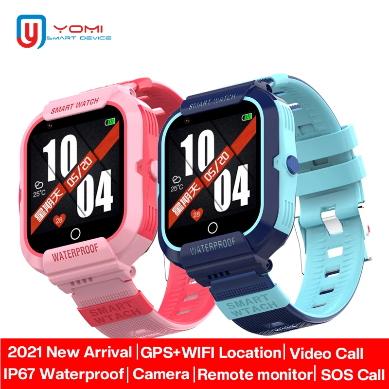 

Смарт-часы для мальчиков и девочек, 4G, IP67, водостойкие