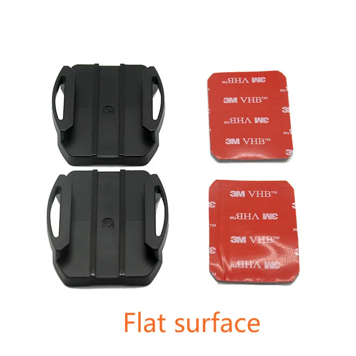 AS09 S2 Flat С креплением на боку шлема VCT-HSM1for sony HDR AS50 AS30 AS20 AS15 AS10 AS300 AS200 AS100 AZ1 X3000 FDR-X1000 клей крепление пряжка - Цвет: AS09 S2 Flat