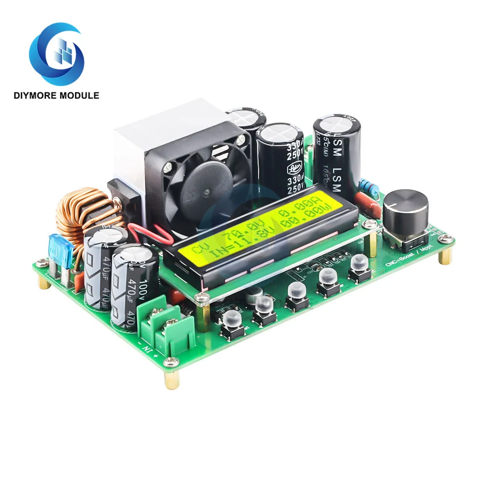 DPX800S DC-DC NC CV CC модуль бустера CNC Boost 12V ~ 120V 0-15A Регулируемый MPPT | Электронные