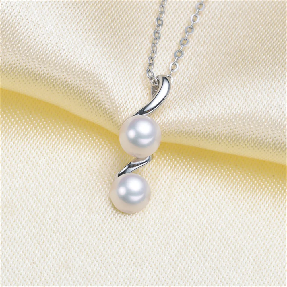 

Pearl Pendant Settings, Fashionable Bases Setting Pendant Mountings 925 Silver Pendant Jewelry DIY making No Pearl No Chain