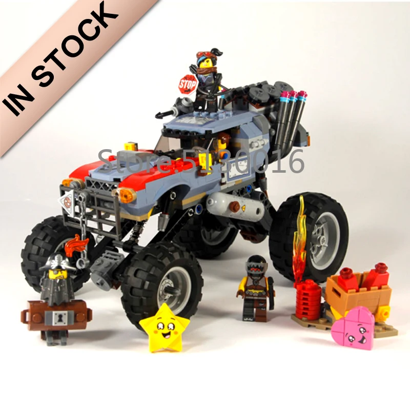 45008 фильмов 2 серии Emmet и Lucy's Escape Багги 549 шт. строительные блоки Совместимые 70829 кирпичи строительные игрушки