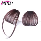 Женские прямые волосы BUQI, синтетические, черные, коричневые, золотистые