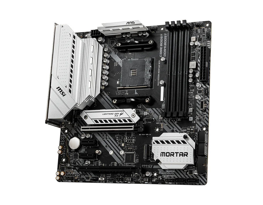 Günstig MAG B550M MÖRTEL WIFI AM4 128GB M.2 WIFI GAMING M-ATX USB 3,2