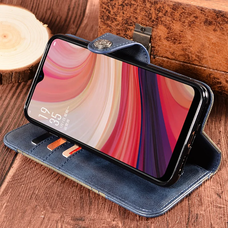 

phone case on OPPO A92S leather wallet cover flip shockproof protective book case for OPPO A92S/PDKM00 360 housing