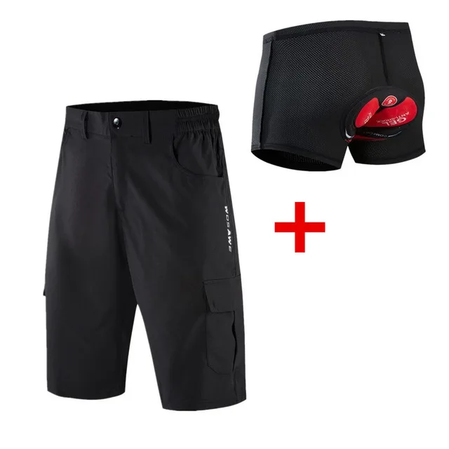 BL134BC102 Шорты для велоспорта мужские MTB горный велосипед Ropa дышащие Светоотражающие свободные подходят для спорта на открытом воздухе беговые велосипедные шорты Верховая езда - Цвет: BL134BC102