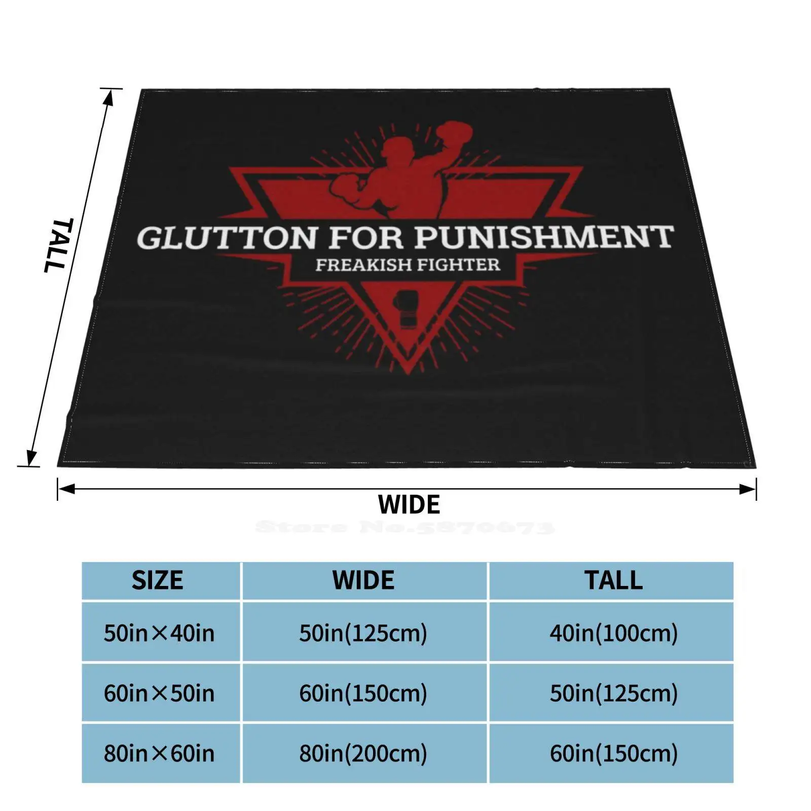 Модное мягкое теплое одеяло Glutton боксерские монеты Муай Тай кикбоксинг боевые