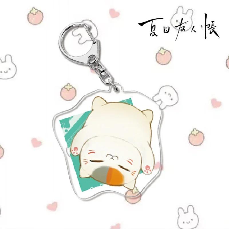 

Anime Keychains Natsume's Book Of Friends Cartoon Badges For Clothing Acrylic Key Chains Badges Icons On The Backpack Pendant